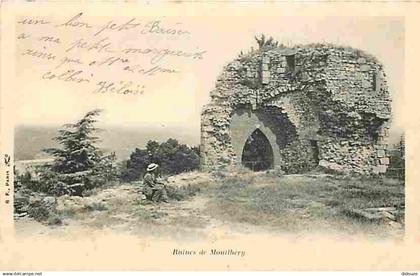 91 - Montlhéry - Ruines de Montlhéry - Animé - CPA - Voir Scans Recto-Verso