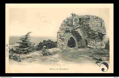 91 - Montlhéry - Ruines de Montlhéry - Animé - CPA - Voir Scans Recto-Verso