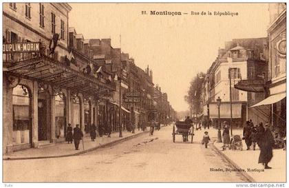 MONTLUCON RUE DE LA REPUBLIQUE