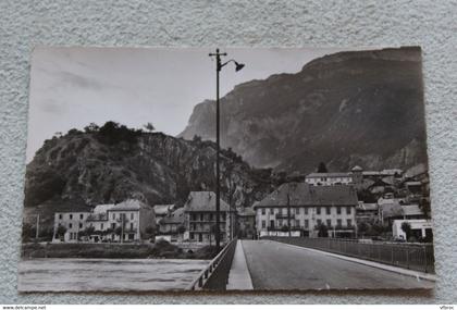 Cpsm, Montmelian, le pont sur l'Isère et le fort, Savoie 73