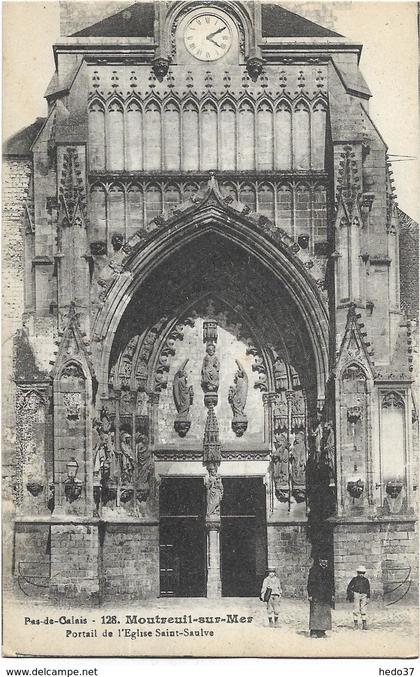 Montreuil-sur-Mer - Portail de l'Eglise Saint-Saulve