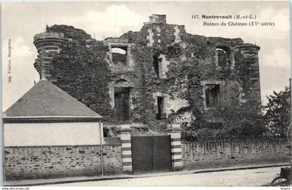 49 - MONTREVAULT -- Ruines du château