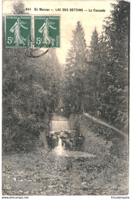 CPA  Carte Postale France Montsauche-les-Settons  Lac des Settons La Cascade 1908   VM71060