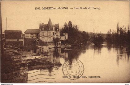 CPA MORET-sur-LOING - Les Bords du Loing (120227)