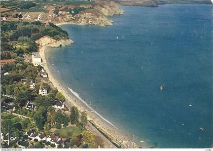 CPSM Morgat La grande plage et les falaises