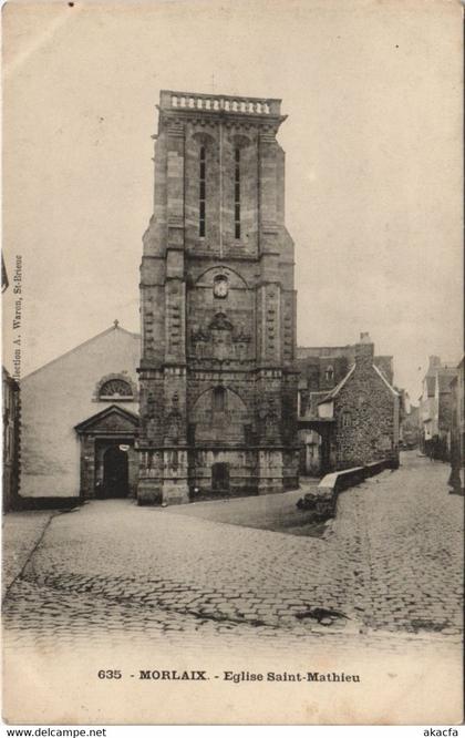 CPA MORLAIX Eglise St-Mathieu (144086)