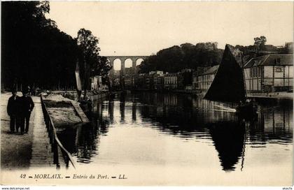 CPA MORLAIX - Entrée du Port (252554)