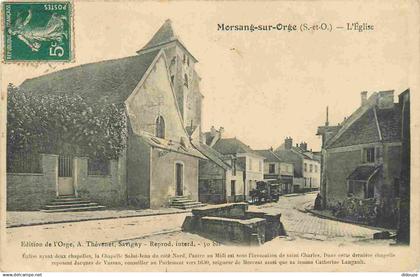 91 - Morsang sur Orge - L'Eglise - CPA - Oblitération de 1911 - Voir Scans Recto-Verso