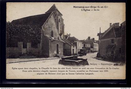 91 - Morsang-sur-Orge - L' église - Non voyagé - Dos divisé