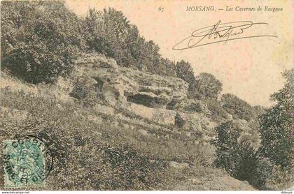 91 - Morsang sur Orge - Les Cavernes de Rougeau - CPA - Oblitération de 1907 - Voir Scans Recto-Verso