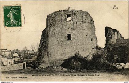 CPA AK MORTAGNE-sur-SEVRE - Ruines du Vieux Chateau - La Grosse Tour (637348)