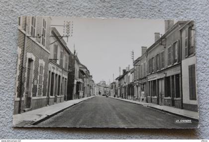 Cpsm, Mourmelon le Grand, la rue du maréchal Foch, Marne 51