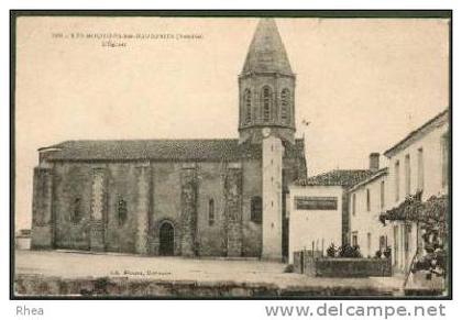 85 Moutiers-les-Mauxfaits 3481 - LES MOUTIERS-les-MAUXFAITS (Vendée) L'Eglise eglise D85D K85156K C85156C RH013507