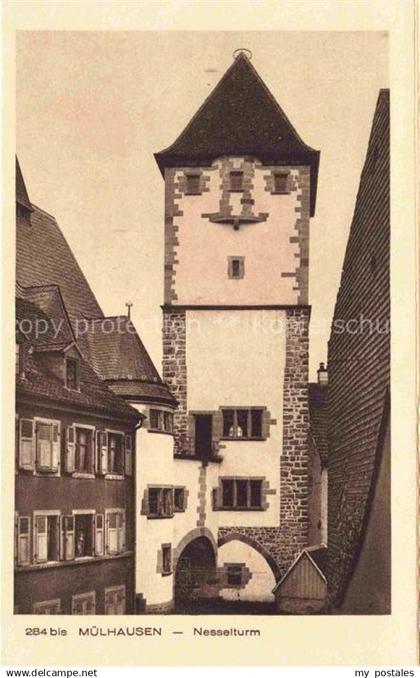 14007481 Muelhausen Elsass Nesselturm