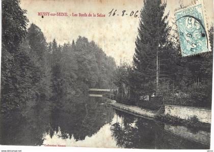 Carte postale ancienne de  MUSSY sur SEINE