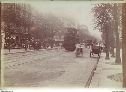 160320A - PHOTO ANCIENNE 75 PARIS transport urbain tramway