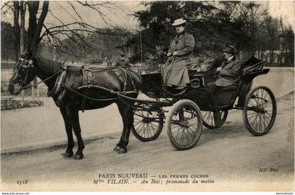 Paris - Les femmes cocher