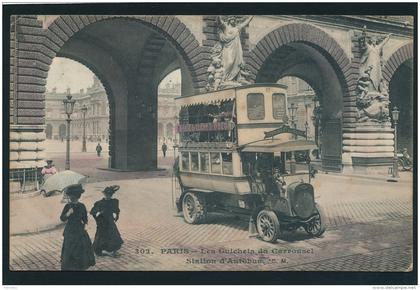 PARIS - TRANSPORT URBAIN - Les Guichets du Carrousel - Station d' Autobus