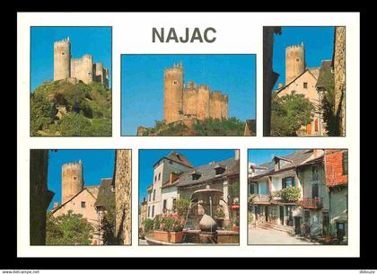 12 - Najac - Multivues - CPM - Voir Scans Recto-Verso