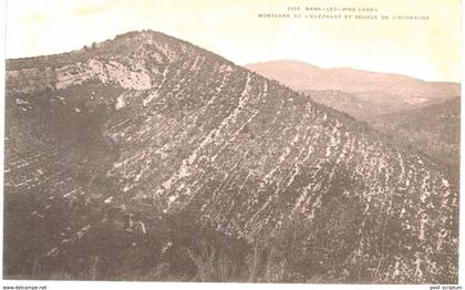 Nans les pins montagne de l'éléphant et source de l'Huveaune