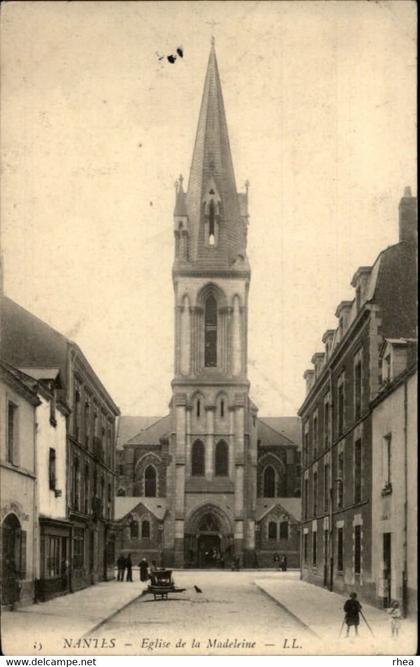 44 Nantes - NANTES - Eglise de la Madeleine - LL - cpa