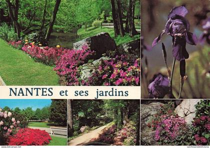 FRANCE - Nantes (Loire-Atlantique) - Avec ses nombreux parcs, jardins et parterres - Carte postale ancienne