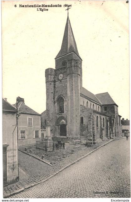 CPA-Carte Postale  France-Nanteuil-le-Haudouin L'église  1919VM54209