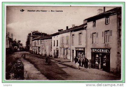 87 - NANTIAT --  Rue centrale