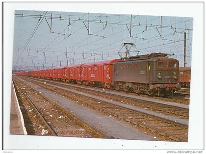 LA 8173 DEMARRE ICI DE NARBONNE EN TETE D'UN TRAIN DE PRIMEURS POUR LA REGION PARISIENNE