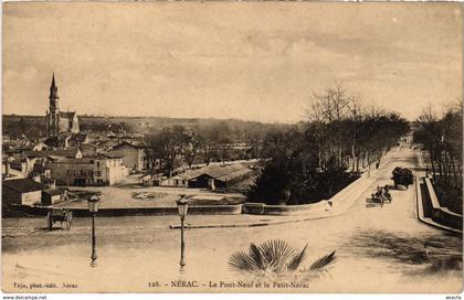 CPA NÉRAC Le Pont Neuf et le Petit NÉRAC Le Lot et Garonne (100128)