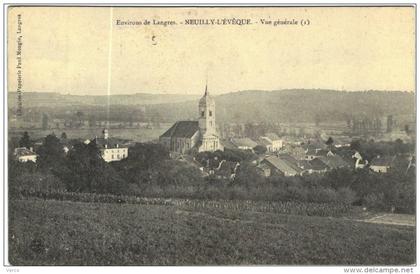 CARTE POSTALE ANCIENNE DE NEUILLY L'EVEQUE  -  VUE GENERALE 1