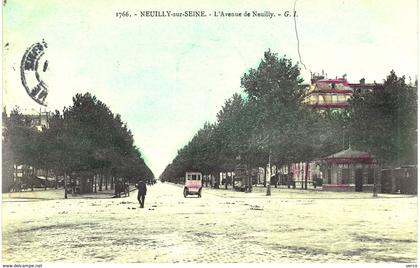 Carte POSTALE Ancienne de  NEUILLY sur SEINE - Avenue de Neuilly