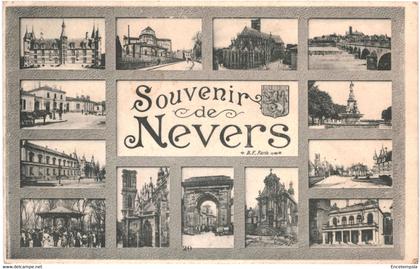 CPA-Carte Postale France  Nevers  Souvenir de Nevers Multi vues  1918  VM54718