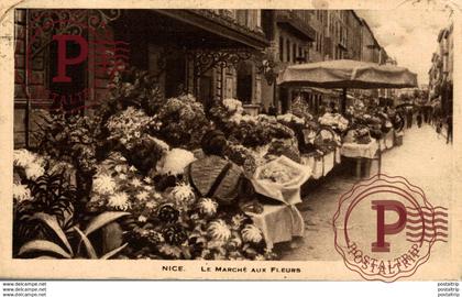 NICE LE MARCHE AUX FLEURS  Marché  - Mercado - Market - Mercati - Mercadillo