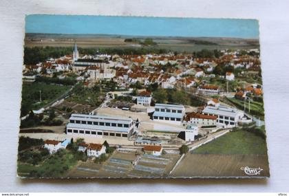 Cpm 1966, Nogent en Bassigny, vue générale aérienne, Haute Marne 52