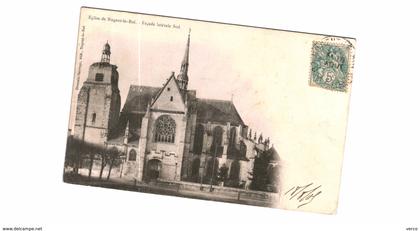 Carte Postale Ancienne de NOGENT LE ROI-façade latérale sud