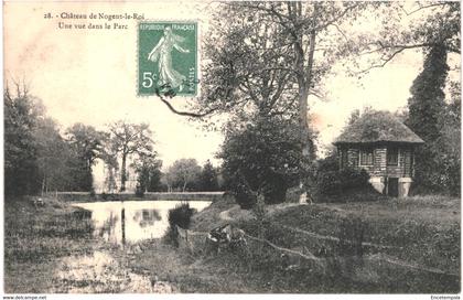 CPA-Carte Postale  France-  Nogent le Roi Une vue du Parc    VM53813