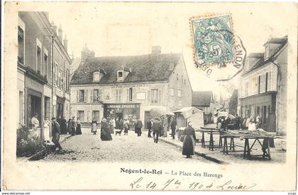 CPA Nogent-le-Roi La Place des Harengs