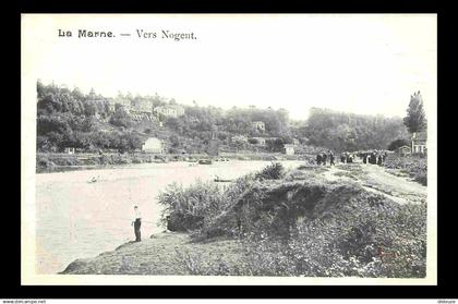 94 - Nogent sur Marne - La Marne - Vers Nogent - Animée - CPA - Voir Scans Recto-Verso