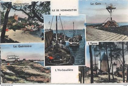 CPSM Ile de Noirmoutier vues multiples