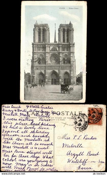 CPA Paris Kathedrale Notre-Dame de Paris 1908