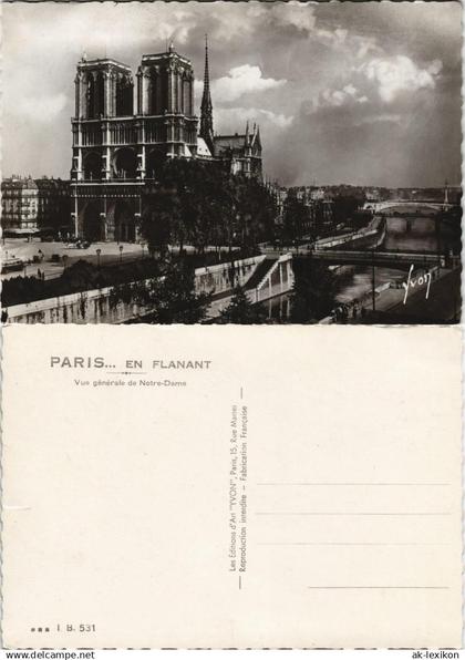 CPA Paris Kathedrale Notre-Dame de Paris 1950