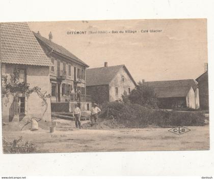 90 // OFFEMONT   bas du village - café glacier  **