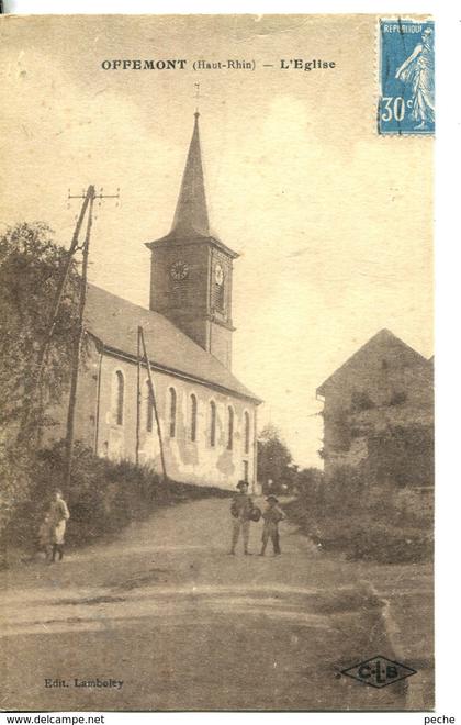 N°1023 R -cpa Offemont -l'église-