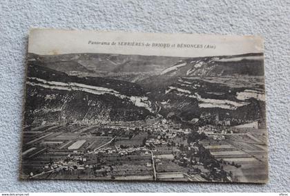 panorama de Serrières de Briord et Bénonces, Ain 01