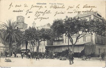 CPA Ollioules Place des Palmiers