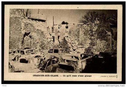 87 Oradour-sur-Glane ruine D87D K87154K C87110C RH075692