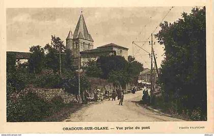 87 - Oradour sur Glane - Vue prise du Pont - Animée - CPA - Voir Scans Recto-Verso