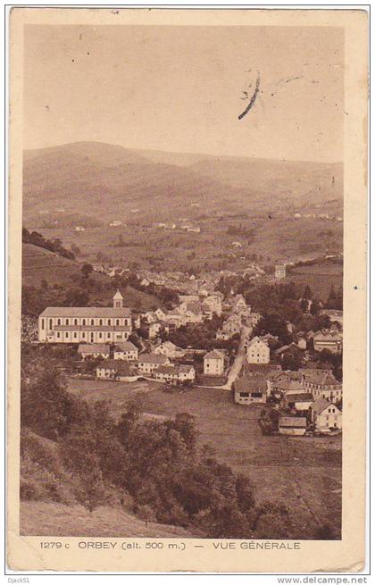 1279 c - ORBEY (alt. 500 m.) - Vue générale - 1946