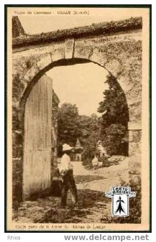 91 Orsay - Vallée de Chevreuse - ORSAY (S-et-O)  Vieille porte de la ferme du château de Launay - sépia